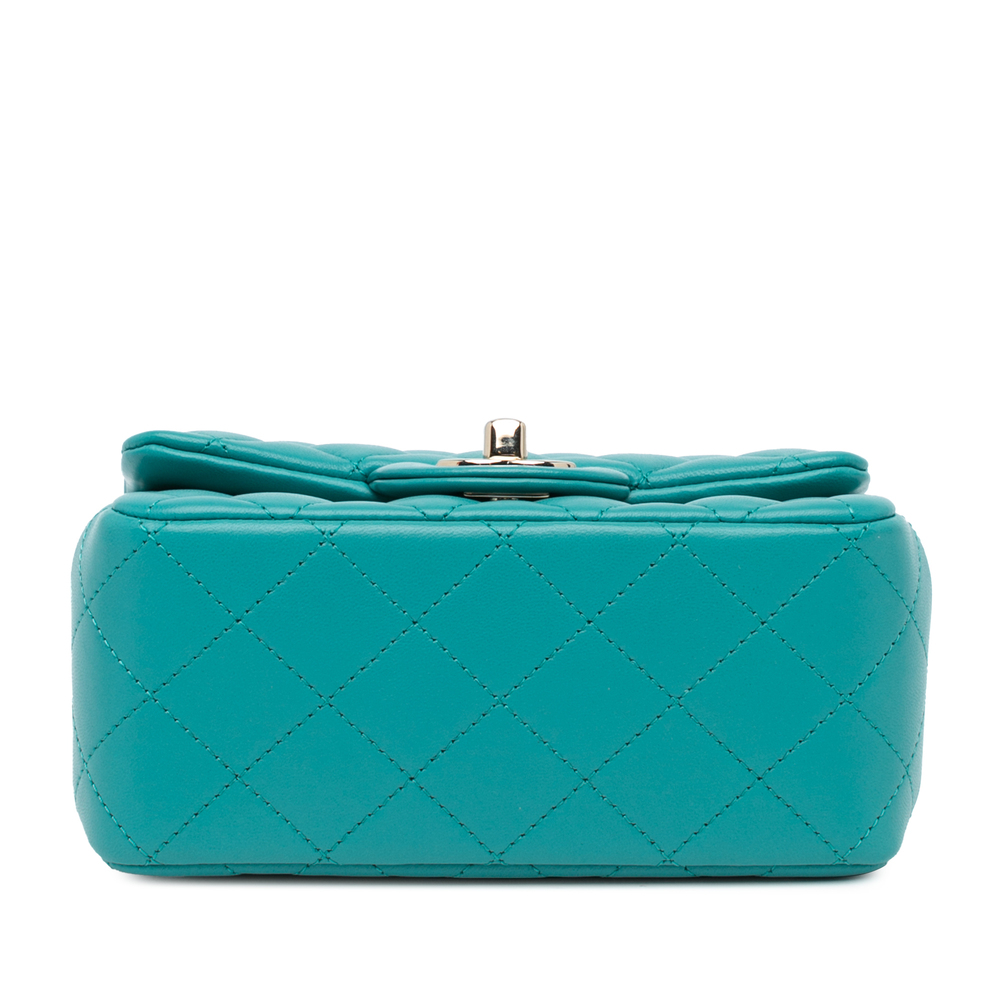 Pre-Loved Chanel Mini Square Classic Lambskin Single Flap - Picture 3 of 9